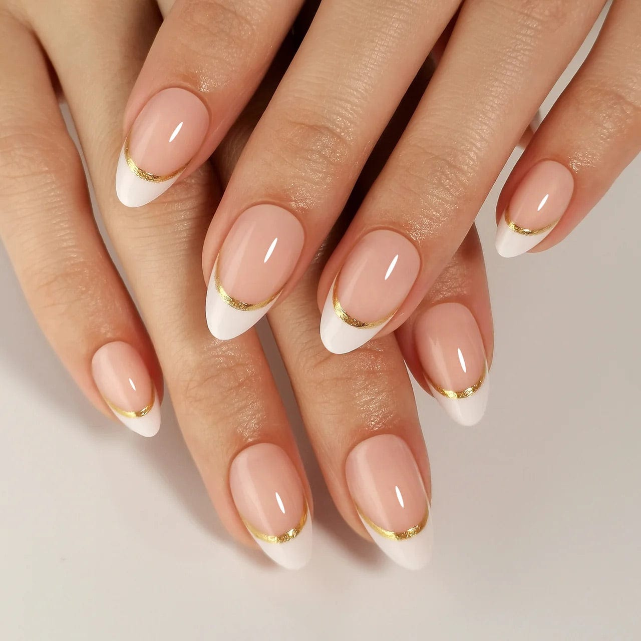 Are Long Nails In Style For 2025? A Trend Guide 8 Gold Trim French Mani Press Ons: Stylish & Easy Manicure