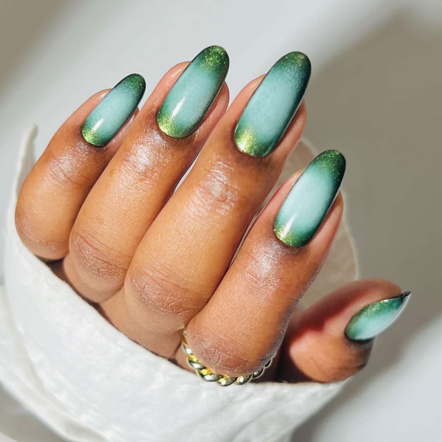 Aura Nails Manicure Your Ultimate At Home Guide 10 16 Evergreen Nail Ideas For an Earthy Pop of Color