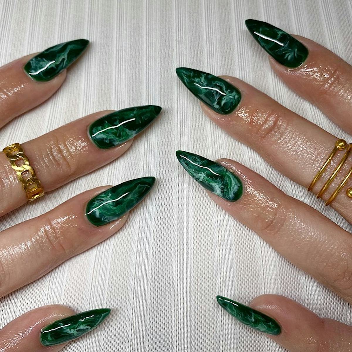 The Ultimate Guide To Best Nail Shades For Seasons 10 13 Jewel Tone Nail Art Ideas That Make Your Mani Feel Expensive