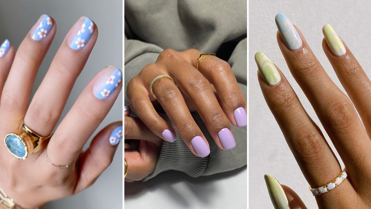 The Ultimate Guide To Best Nail Shades For Seasons 7 21 Pretty Pastel Nail Colors and Design Ideas of 2021 | Glamour