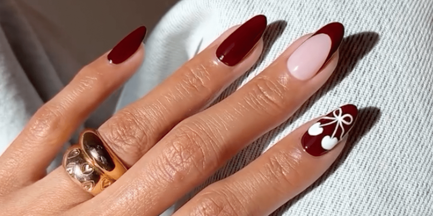 The Chrome Nail Trend 15+ Sparkling At Home Ideas 9 14 Black Cherry Nail Ideas to Copy This Fall and Winter