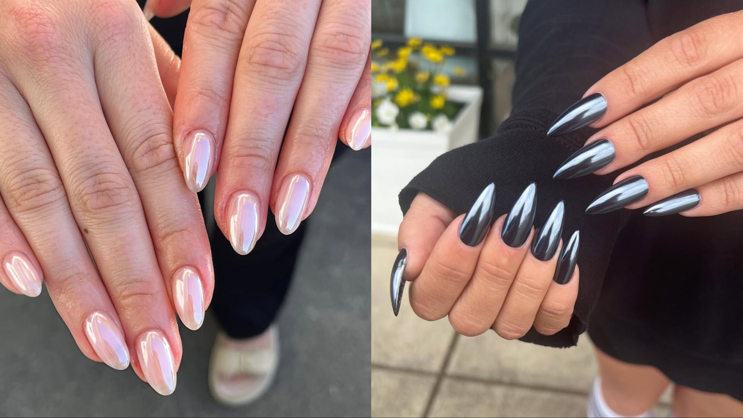 The Chrome Nail Trend 15+ Sparkling At Home Ideas 7 Chrome Nails Are the Shiny Manicure Trend We Can't Get Enough Of | Glamour