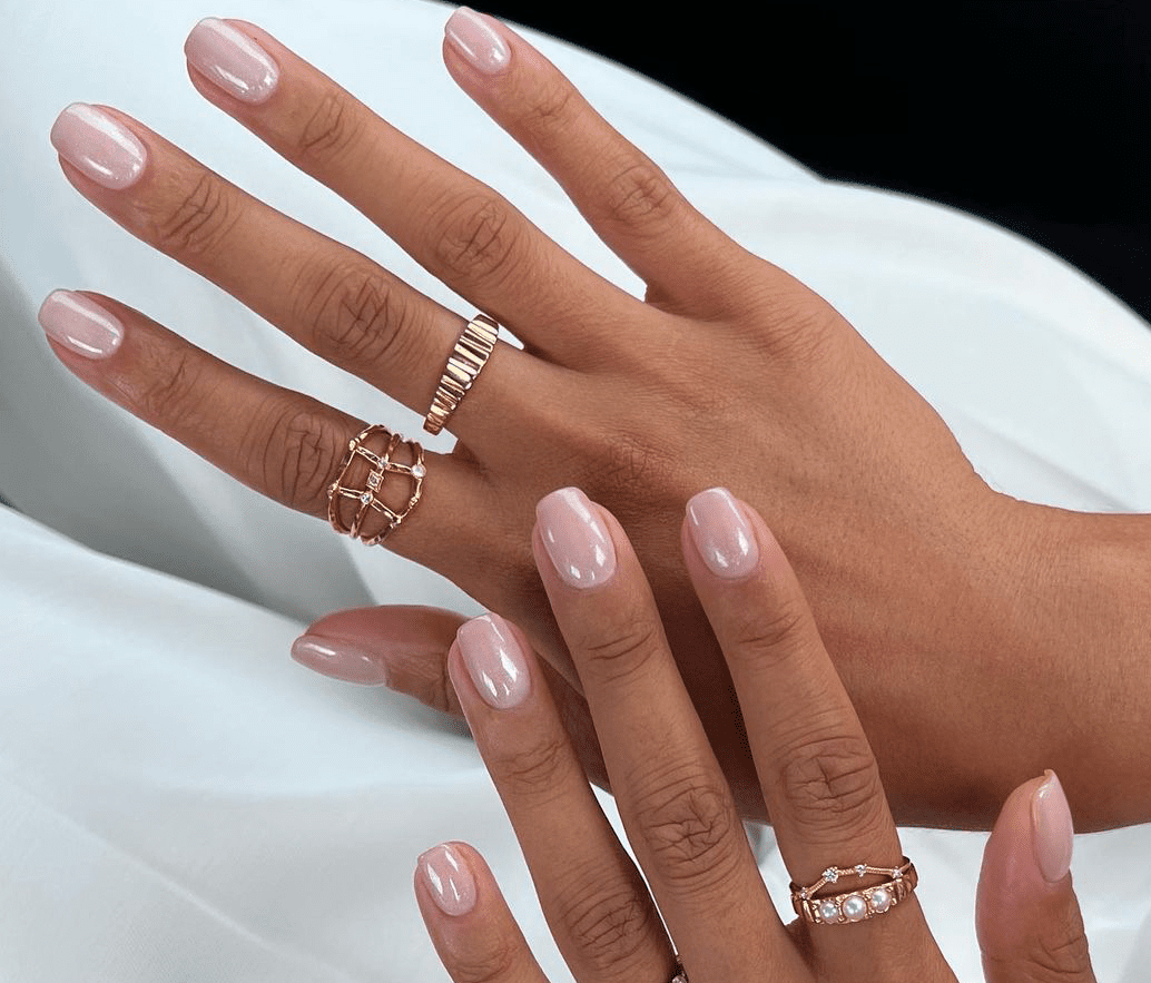 The Chrome Nail Trend 15+ Sparkling At Home Ideas 8 15 Glazed Donut Nail Ideas to Try for a Hailey Bieber-Approved Manicure