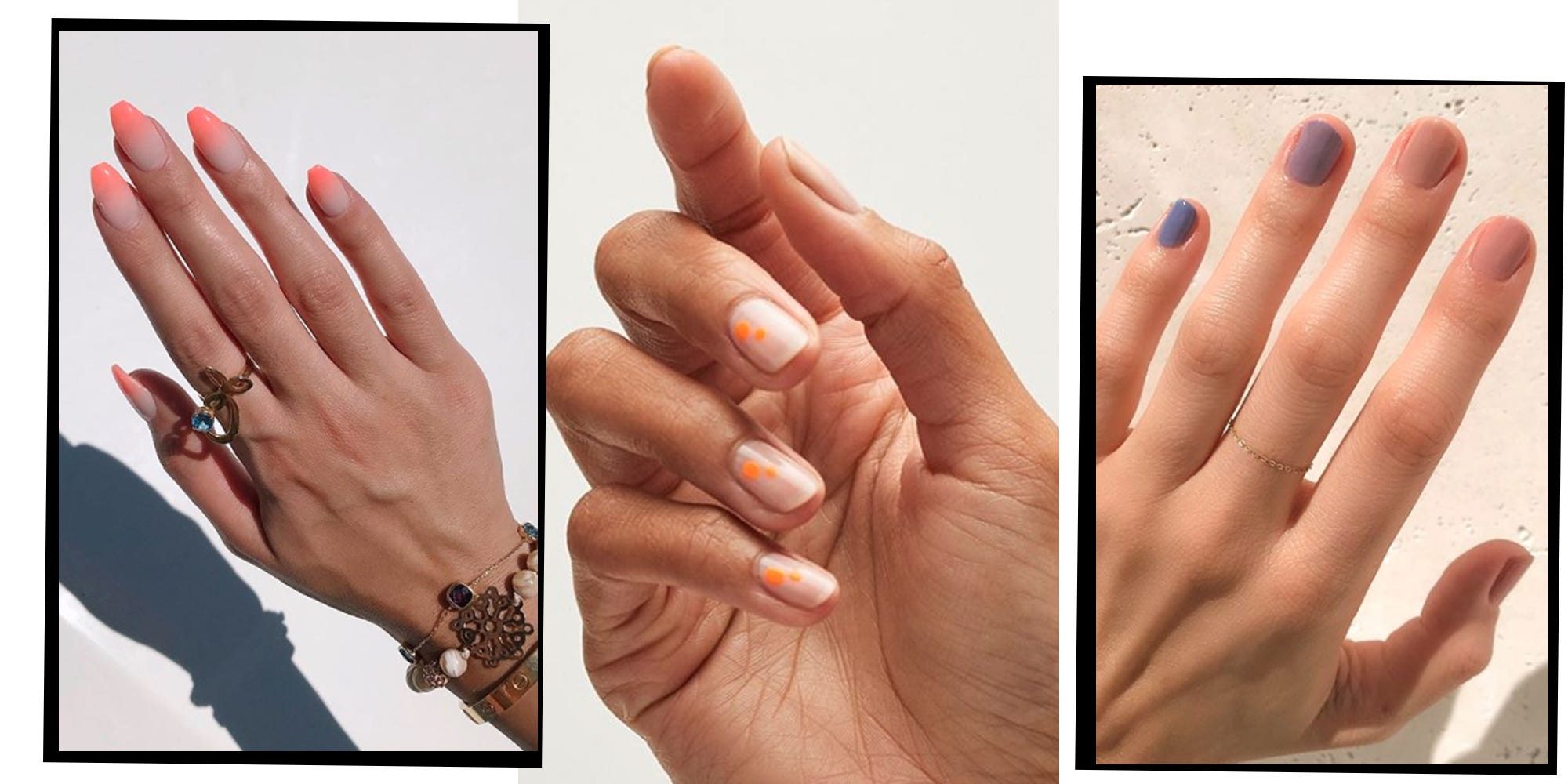 Lip Gloss Nails Trend Get The Viral Look At Home 8 Nail Shapes Guide And Inspiration: From Almond And Coffin To Oval