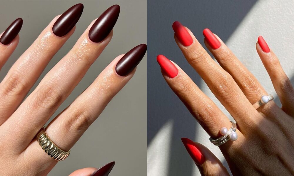 Matte vs Glossy Top Coat An At Home Manicure Guide 9 The 6 Best Matte Manicure Nail Colors - NewBeauty