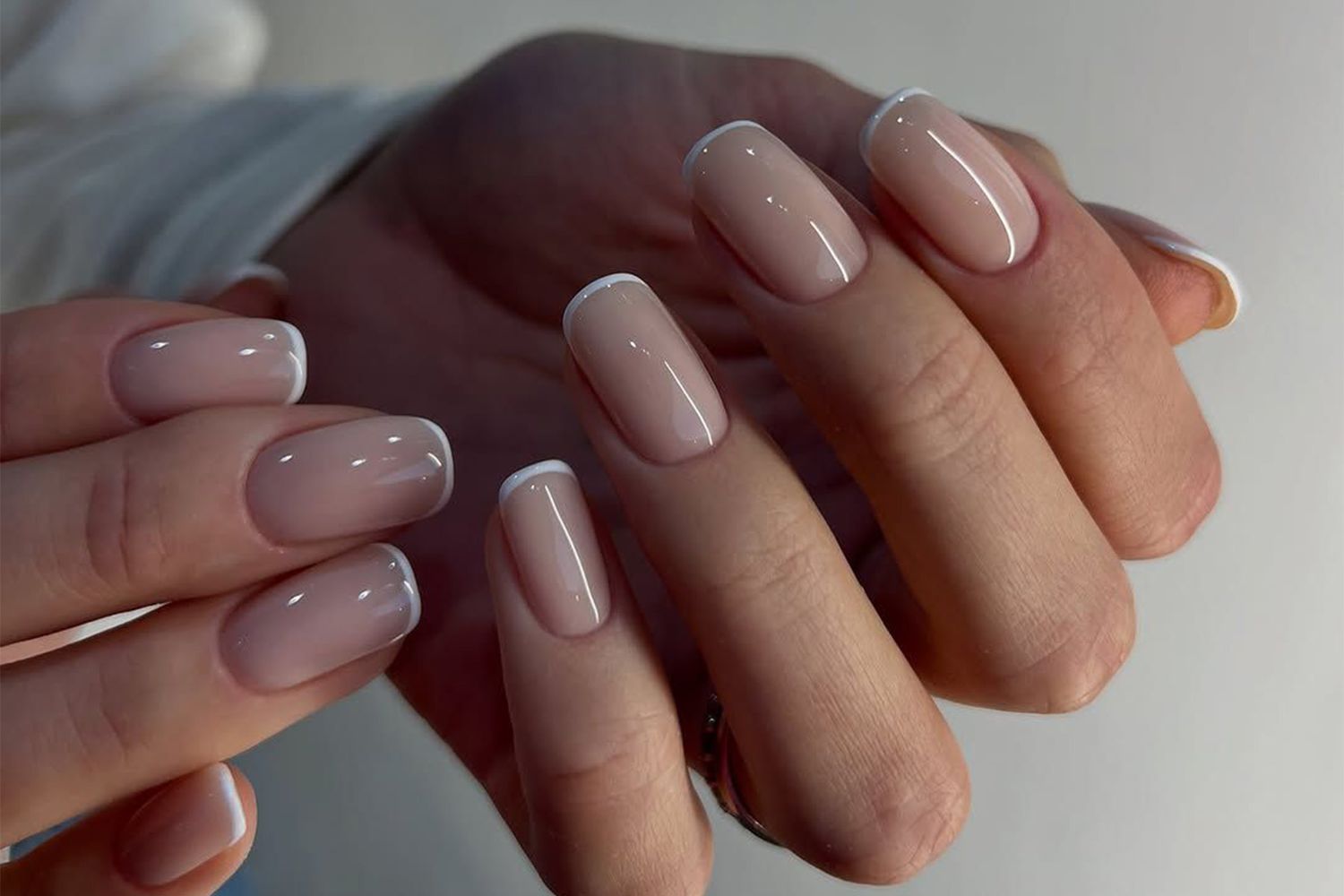 Micro French Manicure 20+ Ideas and A How To Guide 8 The Micro French Is a Minimalist Take on the Classic Design