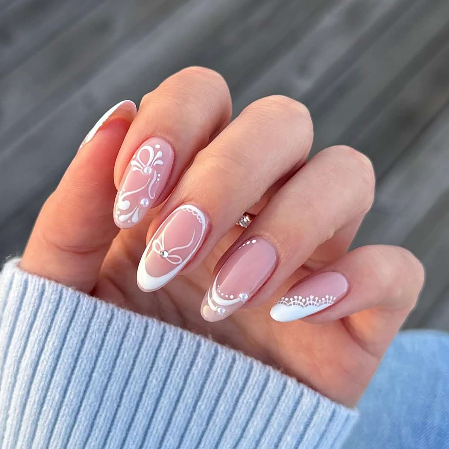 23+ Chic Minimalist Nail Art Designs For Home 10 17 Pearl Nail Ideas That Prove It's the New Nude Manicure