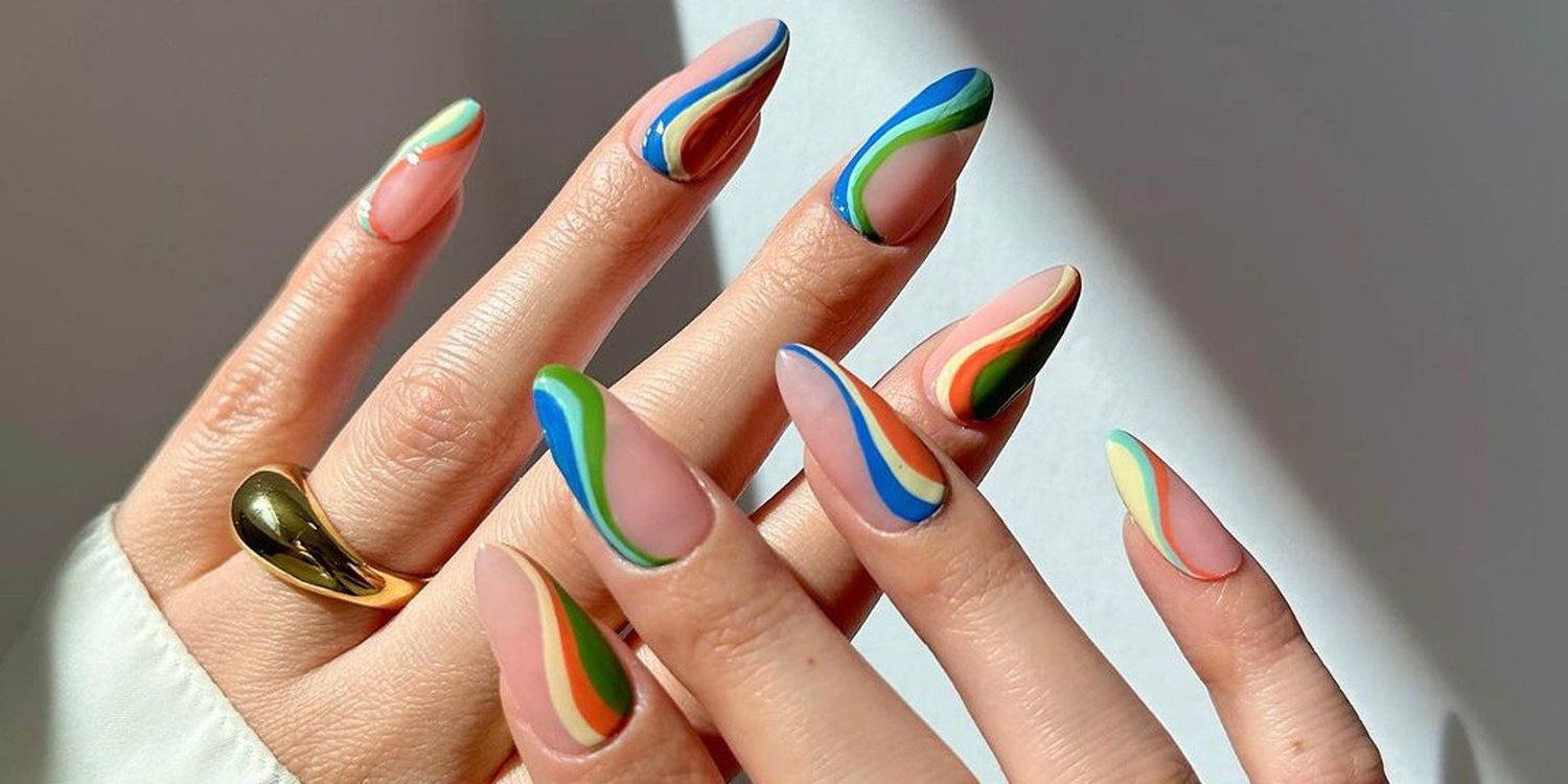 23+ Chic Minimalist Nail Art Designs For Home 8 20 Swirl Nail Designs That Leave Us Spinning