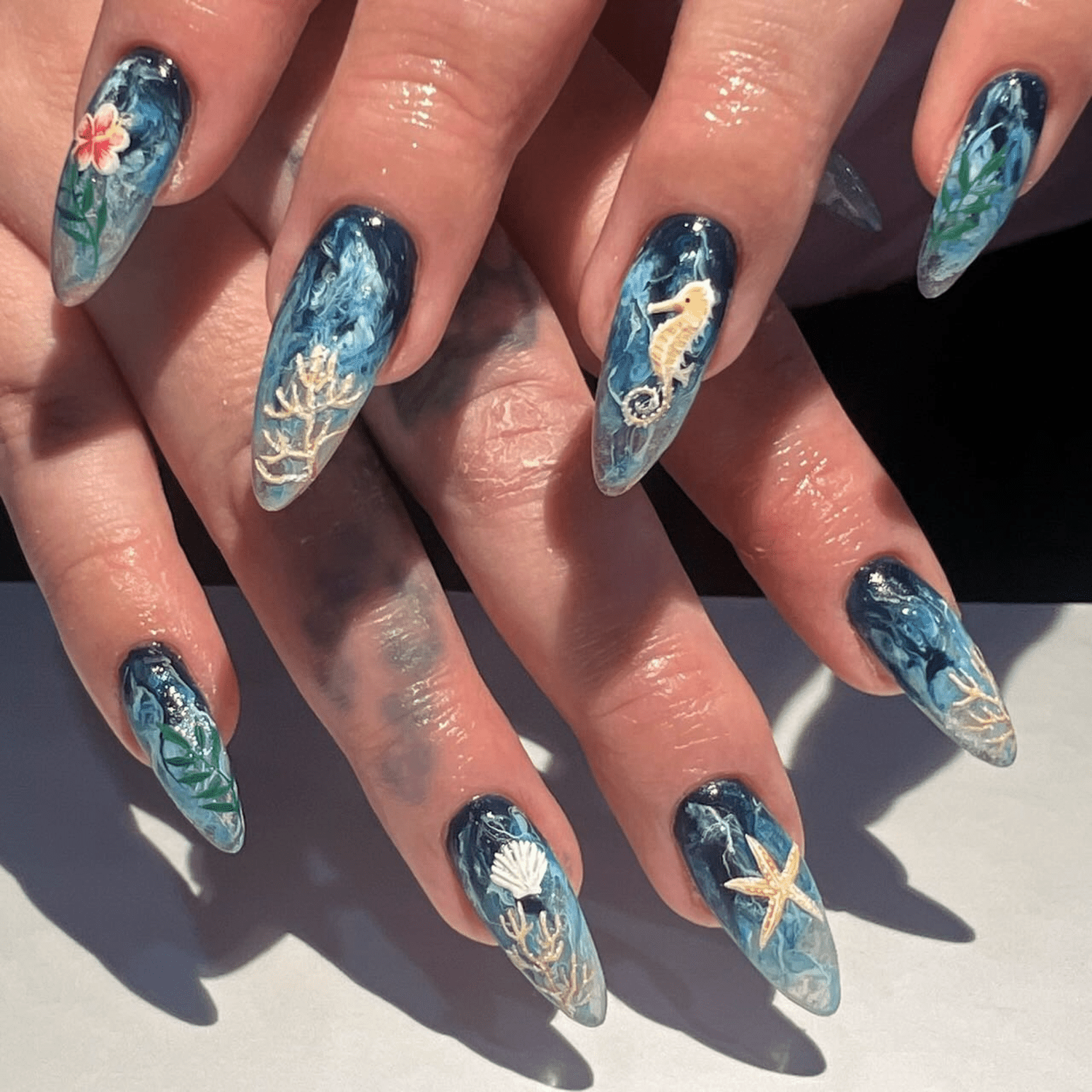 20+ Beautiful Summer Travel Nail Ideas In New York 8 12 Starfish Nail Ideas For Your Next Summer Manicure